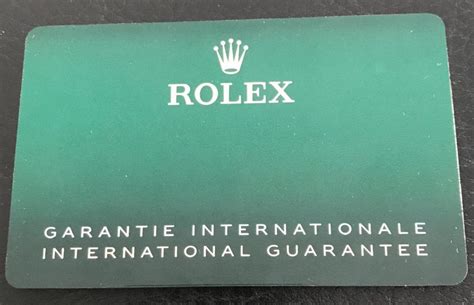 nouvelle carte de garantie rolex 2020|rolex 5 year guarantee.